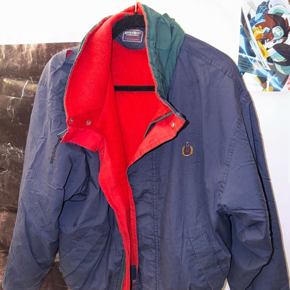 Bugle Boy Other - Bugle Boy Navy and Red Windbreaker